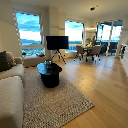 Apartment Ons 2024 For Rent - Panoramic View, Private Gym,parking - Close To Centre Stavanger