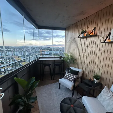Ons 2024 For Rent - Panoramic View, Private Gym,parking - Close To Centre Stavanger